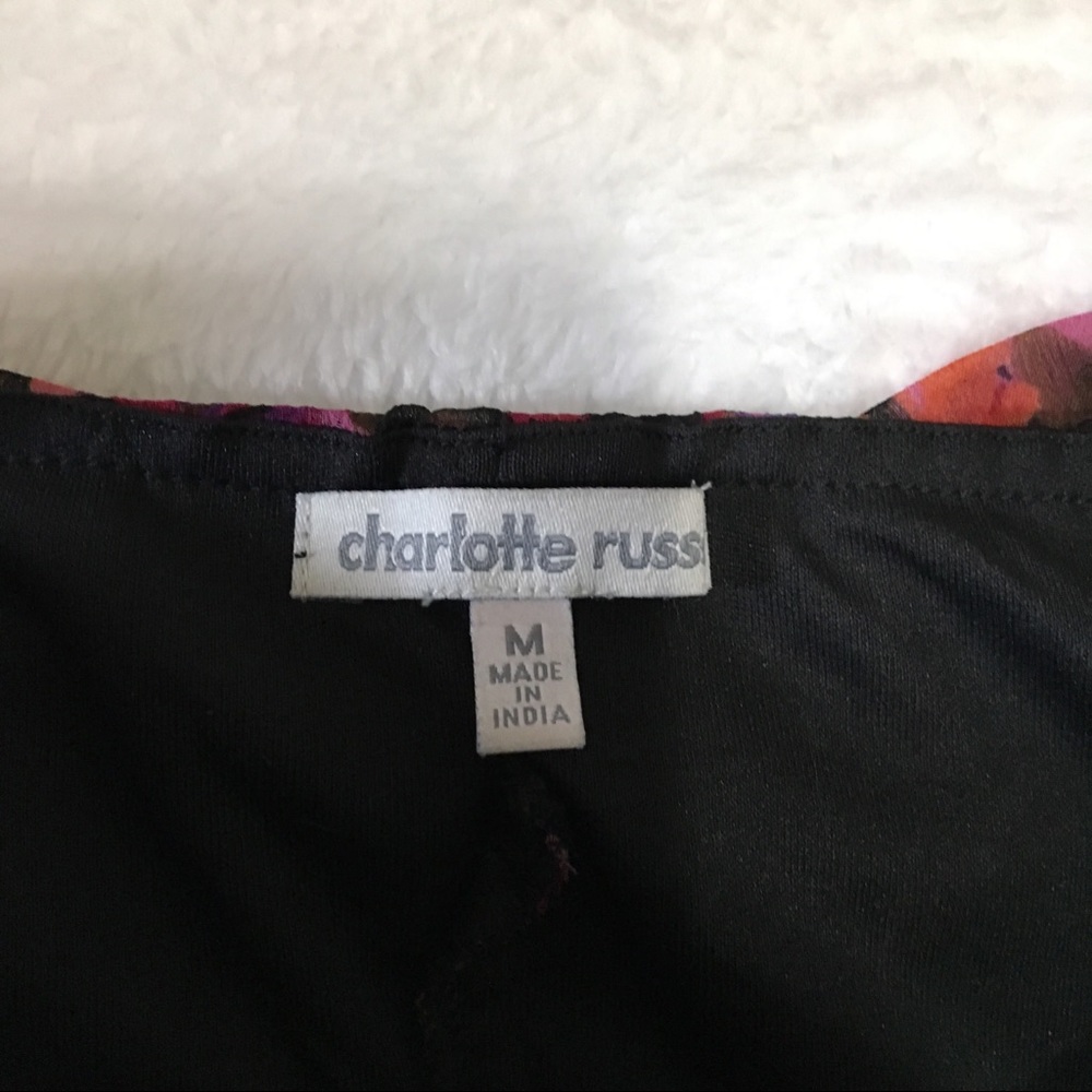 3/$30💕 Charlotte Russe Strapless Floral Dress - Picture 7 of 7